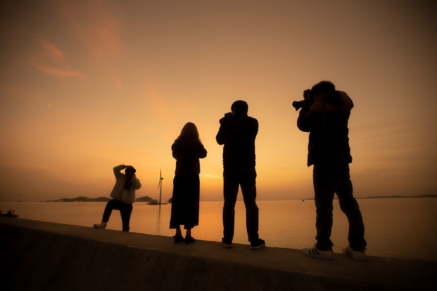 Tando Port sunset
